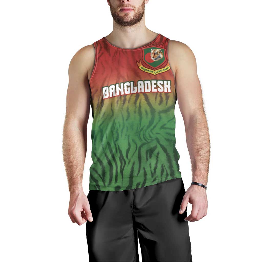 Custom Bangladesh Cricket-The Tigers Men Tank Top