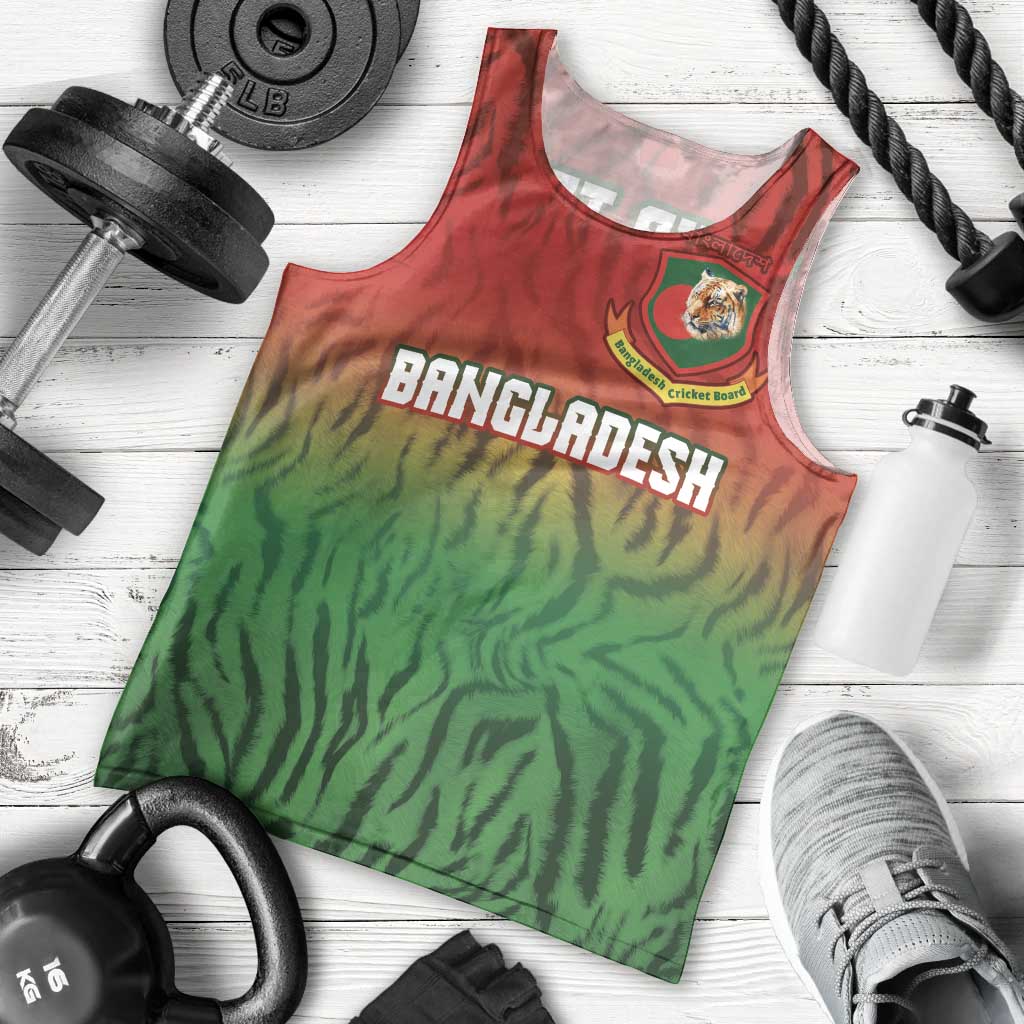 Custom Bangladesh Cricket-The Tigers Men Tank Top