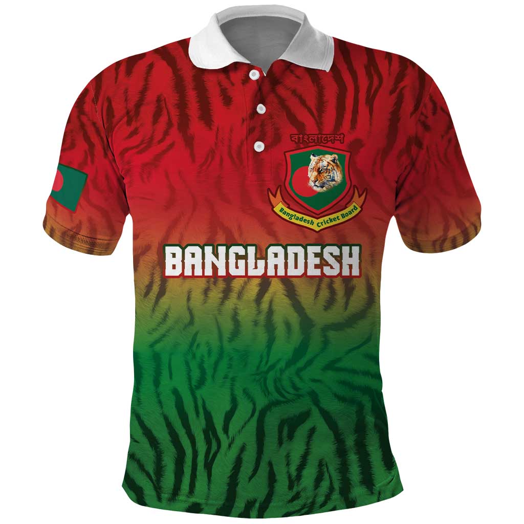 Custom Bangladesh Cricket-The Tigers Polo Shirt