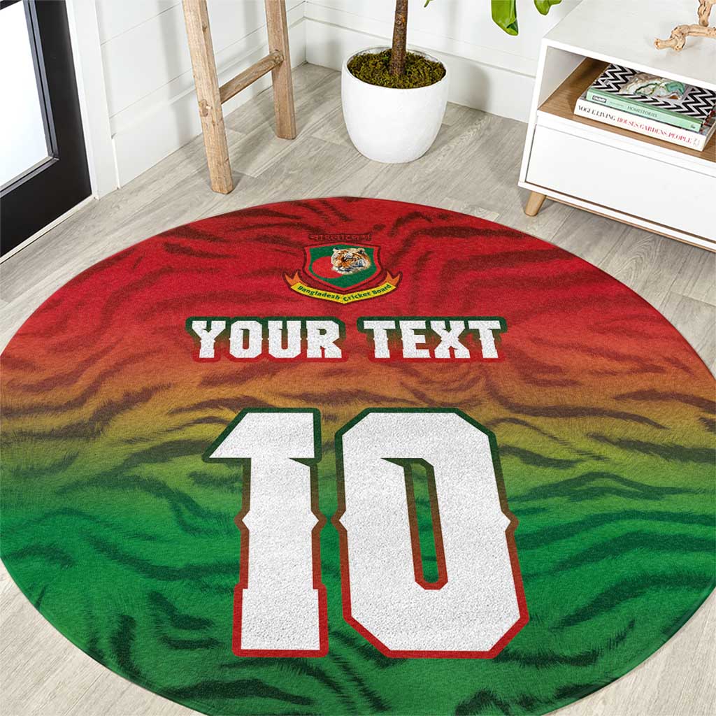 Custom Bangladesh Cricket-The Tigers Round Carpet