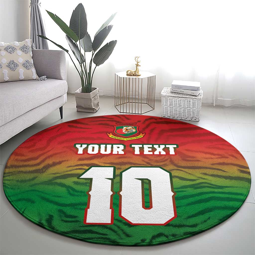 Custom Bangladesh Cricket-The Tigers Round Carpet