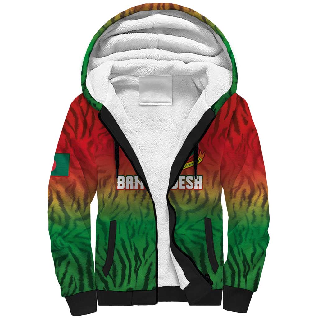 Custom Bangladesh Cricket-The Tigers Sherpa Hoodie