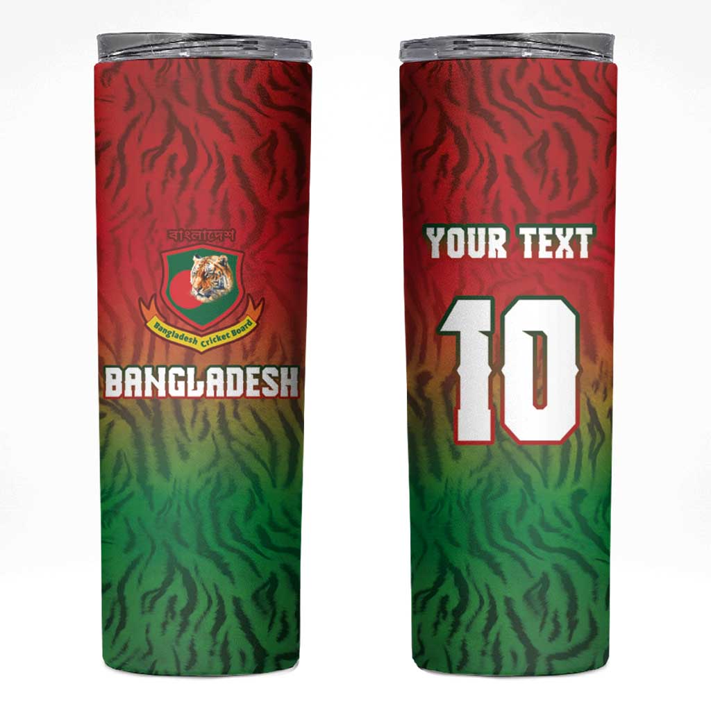 Custom Bangladesh Cricket-The Tigers Skinny Tumbler