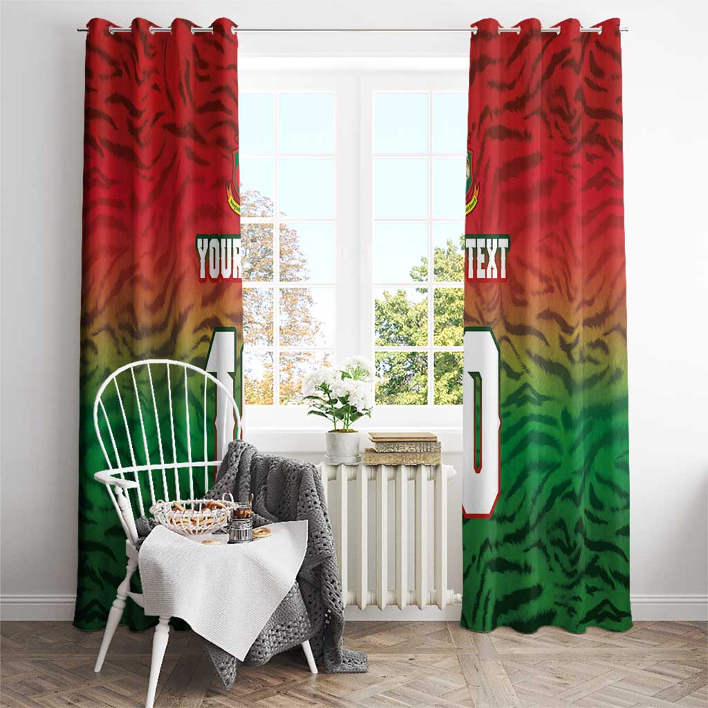 Custom Bangladesh Cricket-The Tigers Window Curtain