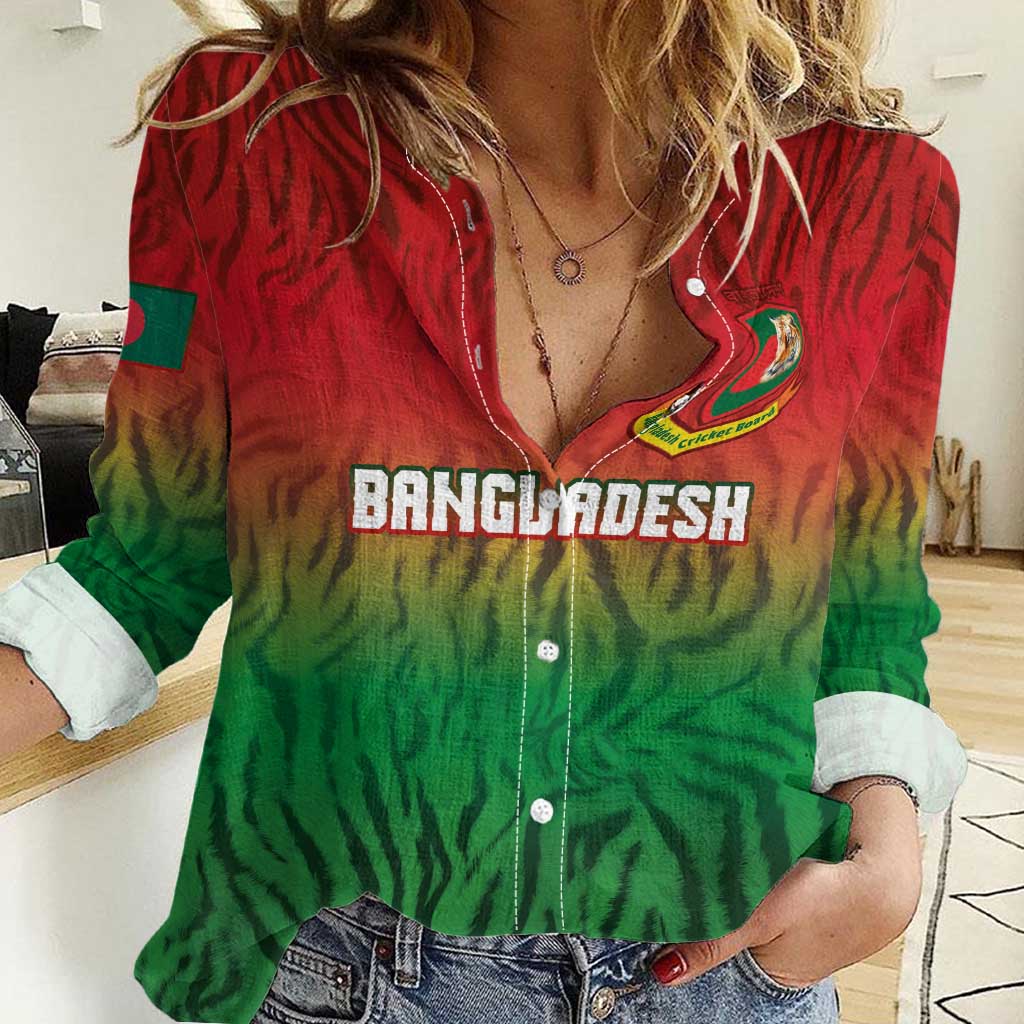 Custom Bangladesh Cricket-The Tigers Women Casual Shirt