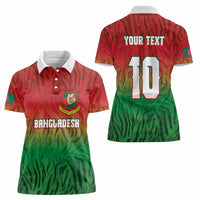 Custom Bangladesh Cricket-The Tigers Women Polo Shirt