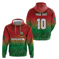 Custom Bangladesh Cricket-The Tigers Zip Hoodie