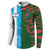 Custom Bangladesh and Argentina Football Half Style Button Sweatshirt