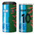 Custom Bangladesh and Argentina Football Half Style 4 in 1 Can Cooler Tumbler