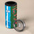 Custom Bangladesh and Argentina Football Half Style 4 in 1 Can Cooler Tumbler