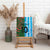 Custom Bangladesh and Argentina Football Half Style Canvas Wall Art