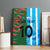 Custom Bangladesh and Argentina Football Half Style Canvas Wall Art
