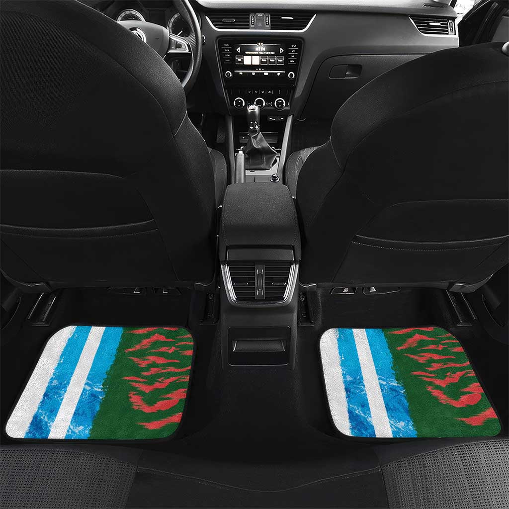 Custom Bangladesh and Argentina Football Half Style Car Mats