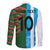 Custom Bangladesh and Argentina Football Half Style Family Matching Tank Maxi Dress and Hawaiian Shirt