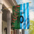 Custom Bangladesh and Argentina Football Half Style Garden Flag