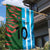 Custom Bangladesh and Argentina Football Half Style Garden Flag