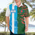 Custom Bangladesh and Argentina Football Half Style Hawaiian Shirt