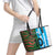 Custom Bangladesh and Argentina Football Half Style Leather Tote Bag