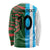 Custom Bangladesh and Argentina Football Half Style Long Sleeve Shirt