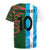 Custom Bangladesh and Argentina Football Half Style Rugby Jersey