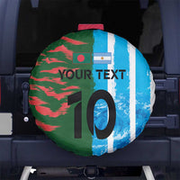 Custom Bangladesh and Argentina Football Half Style Spare Tire Cover