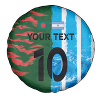 Custom Bangladesh and Argentina Football Half Style Spare Tire Cover