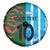 Custom Bangladesh and Argentina Football Half Style Spare Tire Cover