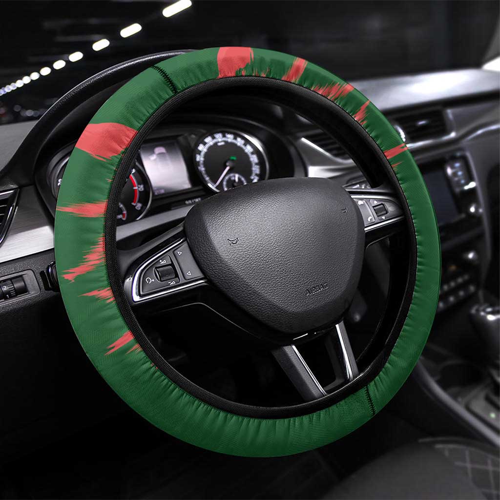 Bangladesh and Argentina Football Half Style Steering Wheel Cover