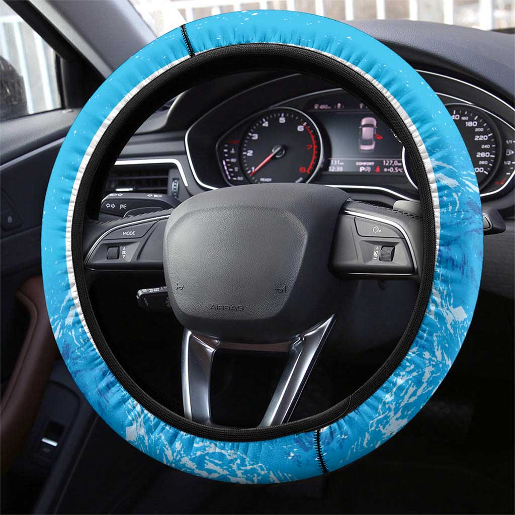 Bangladesh and Argentina Football Half Style Steering Wheel Cover