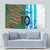 Custom Bangladesh and Argentina Football Half Style Tapestry