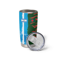 Custom Bangladesh and Argentina Football Half Style Tumbler Cup