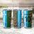 Custom Bangladesh and Argentina Football Half Style Tumbler Cup