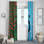 Custom Bangladesh and Argentina Football Half Style Window Curtain