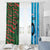Custom Bangladesh and Argentina Football Half Style Window Curtain