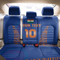 Custom Indian Bengal Tiger Cricket Back Car Seat Cover