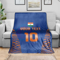 Custom Indian Bengal Tiger Cricket Blanket