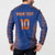 Custom Indian Bengal Tiger Cricket Button Sweatshirt