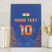 Custom Indian Bengal Tiger Cricket Canvas Wall Art