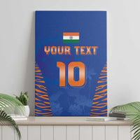 Custom Indian Bengal Tiger Cricket Canvas Wall Art