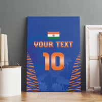 Custom Indian Bengal Tiger Cricket Canvas Wall Art