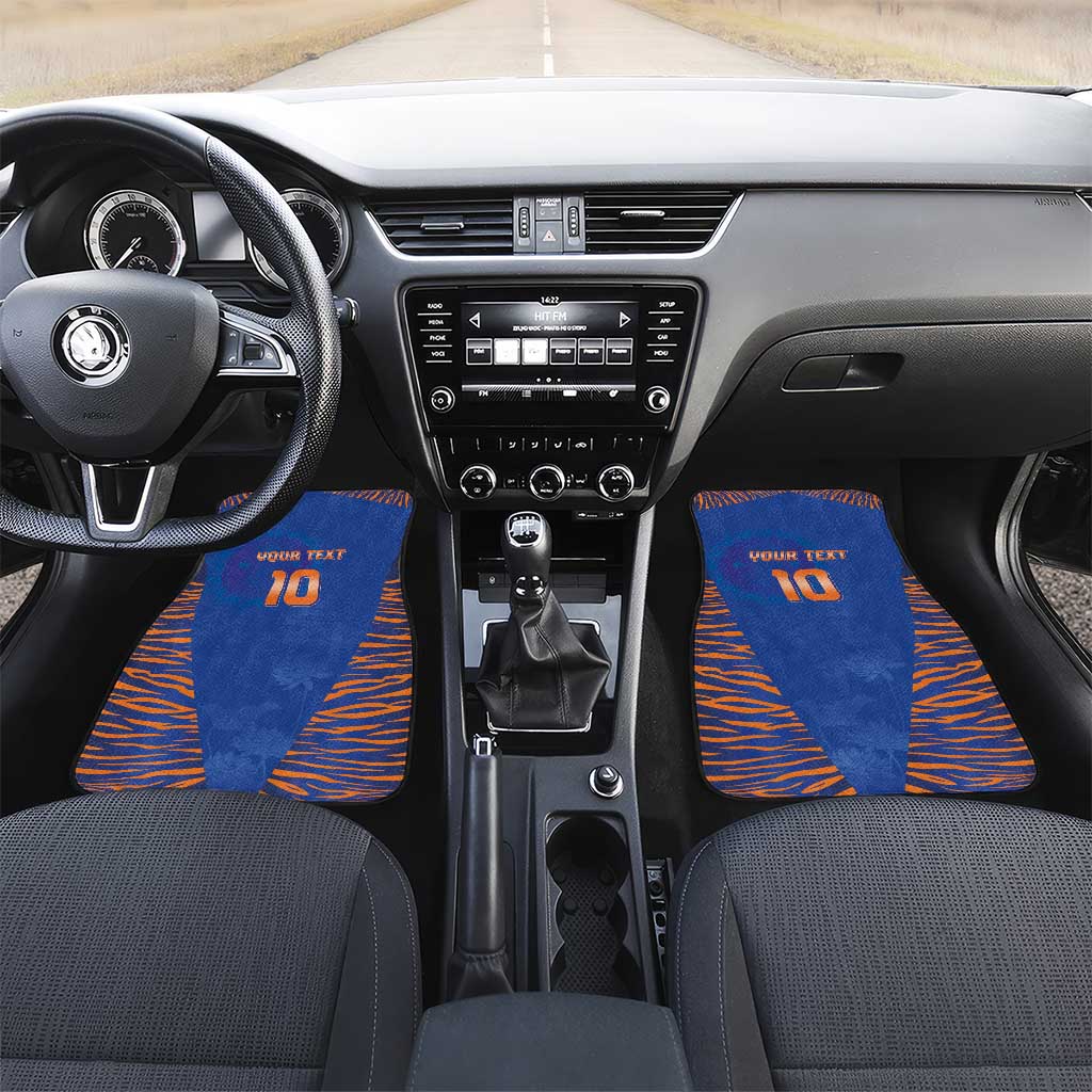 Custom Indian Bengal Tiger Cricket Car Mats