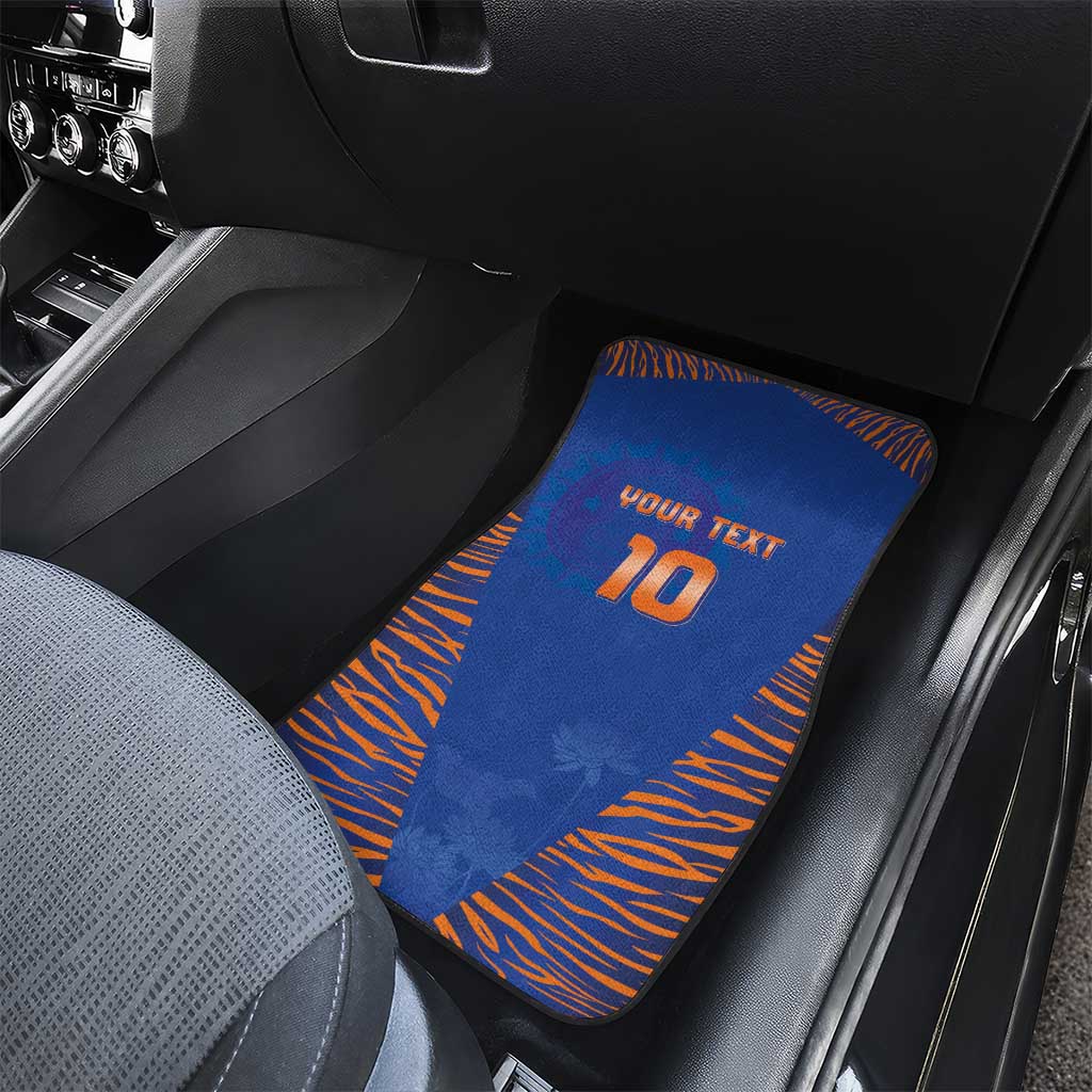 Custom Indian Bengal Tiger Cricket Car Mats