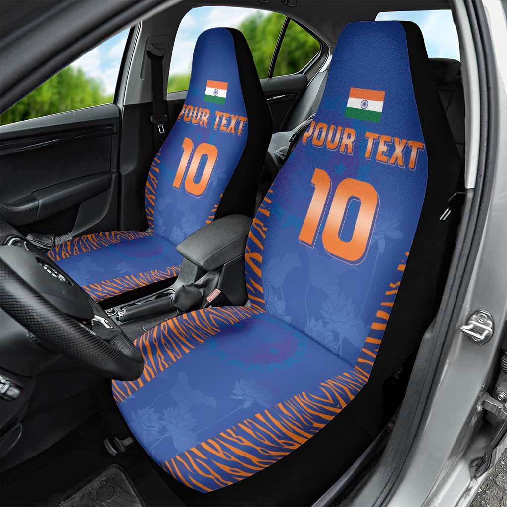 Custom Indian Bengal Tiger Cricket Car Seat Cover