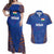 Custom Indian Bengal Tiger Cricket Couples Matching Off Shoulder Maxi Dress and Hawaiian Shirt