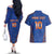 Custom Indian Bengal Tiger Cricket Couples Matching Off The Shoulder Long Sleeve Dress and Hawaiian Shirt