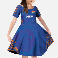 Custom Indian Bengal Tiger Cricket Family Matching Long Sleeve Bodycon Dress and Hawaiian Shirt