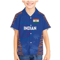 Custom Indian Bengal Tiger Cricket Family Matching Mermaid Dress and Hawaiian Shirt