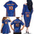 Custom Indian Bengal Tiger Cricket Family Matching Off The Shoulder Long Sleeve Dress and Hawaiian Shirt