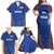 Custom Indian Bengal Tiger Cricket Family Matching Off Shoulder Maxi Dress and Hawaiian Shirt