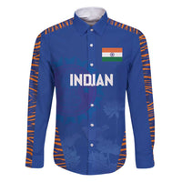 Custom Indian Bengal Tiger Cricket Family Matching Puletasi and Hawaiian Shirt